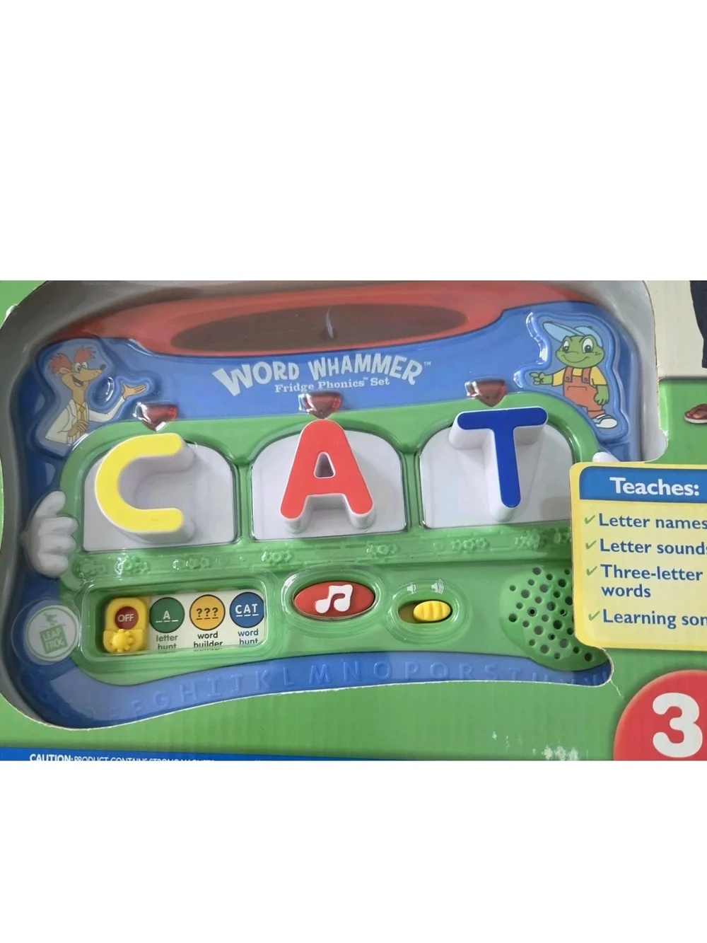 Leap Frog Word Whammer Phonics With Magnetic Fridge 32 Letters For 3+ Years NEW